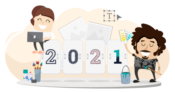 6 tendances de design graphique pour une image qui fait tourner des têtes
