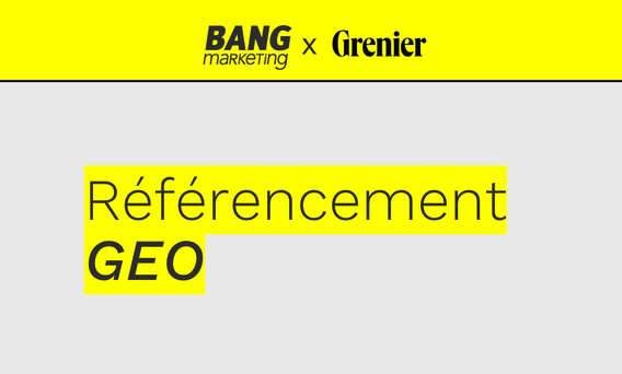 Référencement GEO