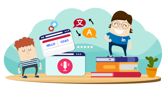 <p>Adaptez LinkedIn à la langue de vos clients</p>