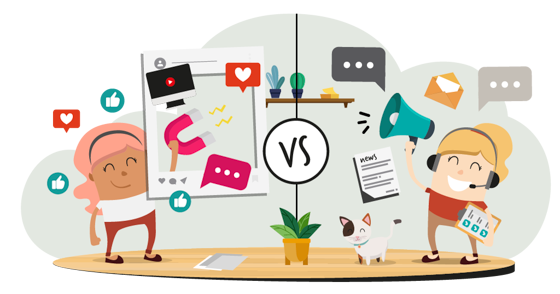 <p>Doit-on différencier Inbound marketing et marketing de contenu?</p>